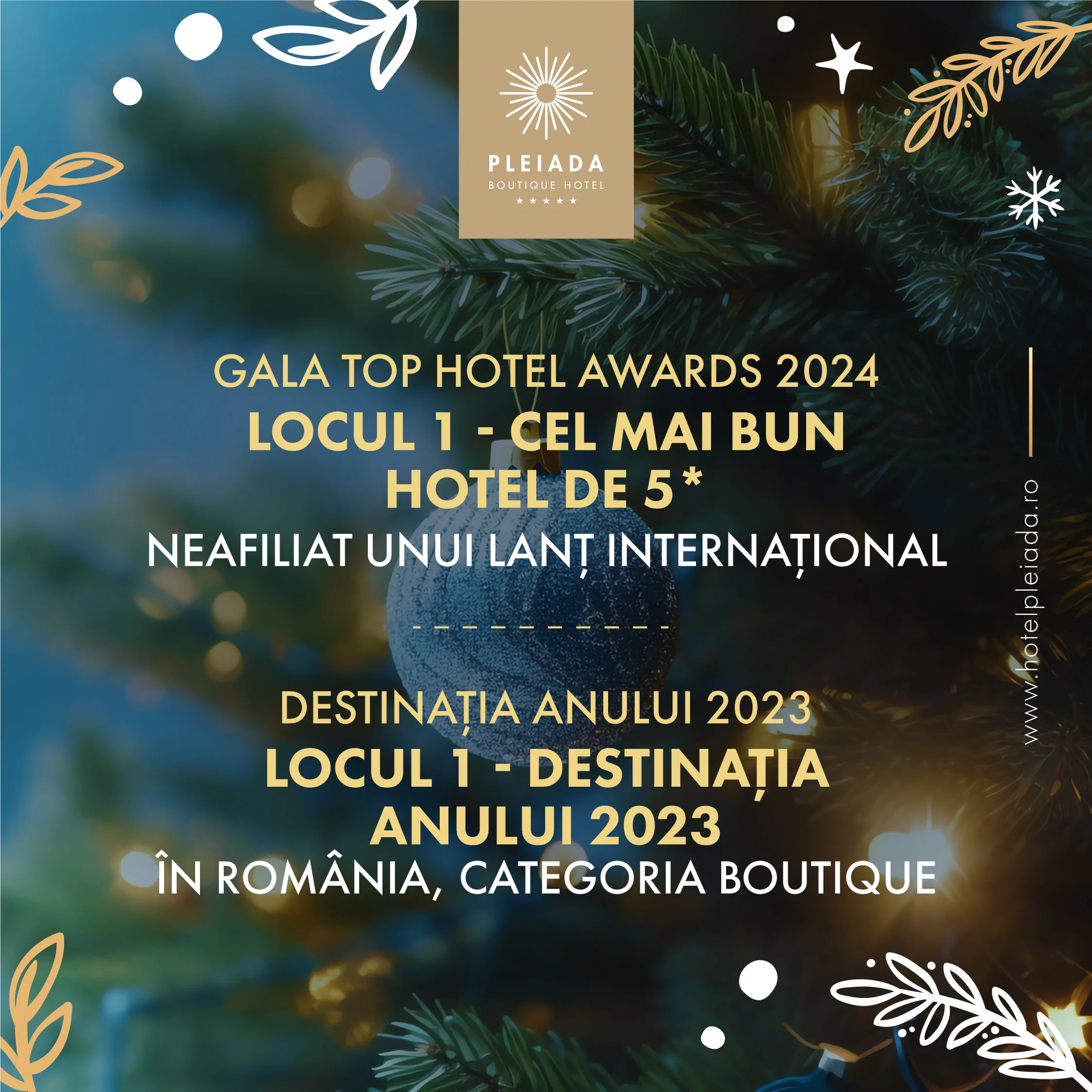 petrecere craciun 2023 pleiada boutique hotel