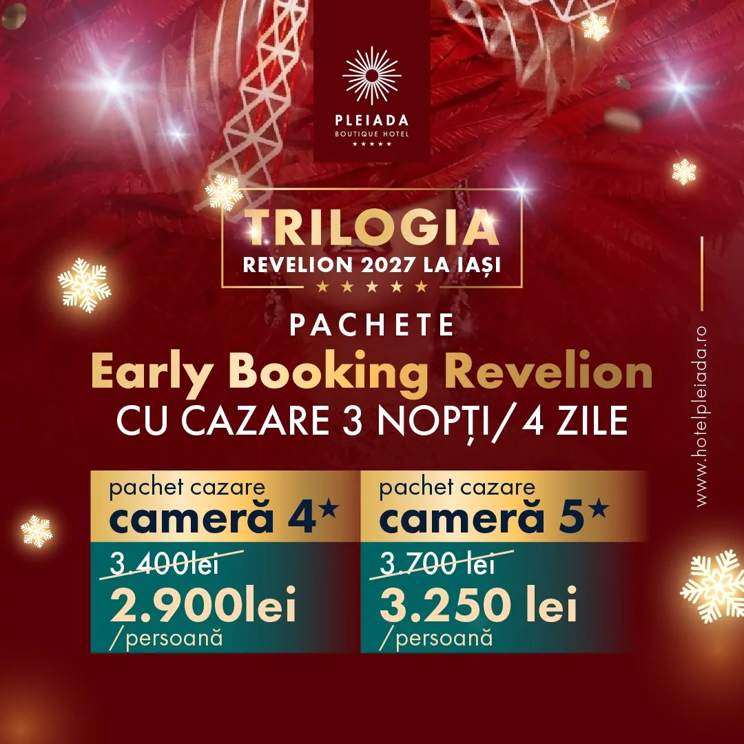 Revelion 2027 Trilogia Pleiada Boutique Hotel Iasi